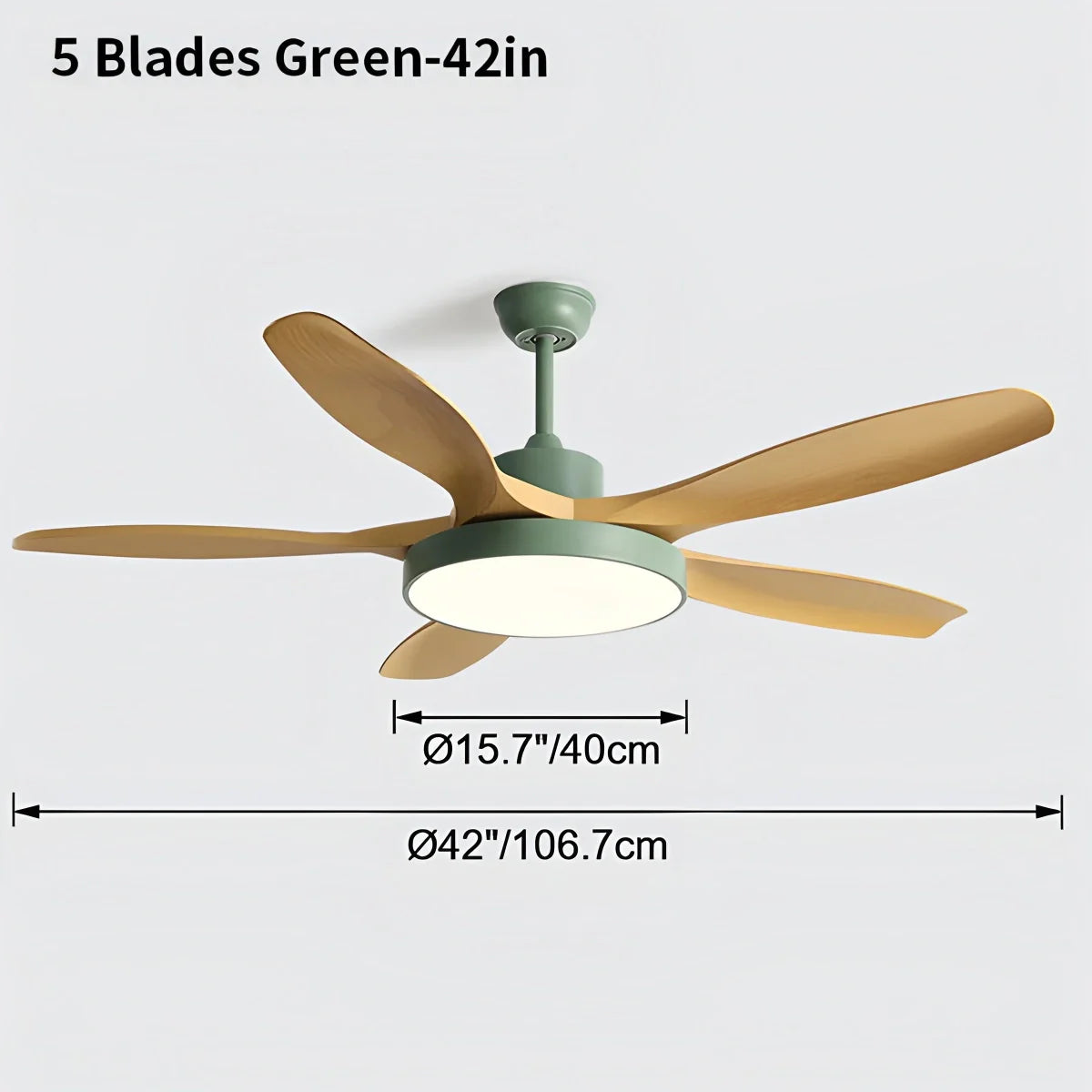 Feyran Scandi Reversible Ceiling Fan with Light