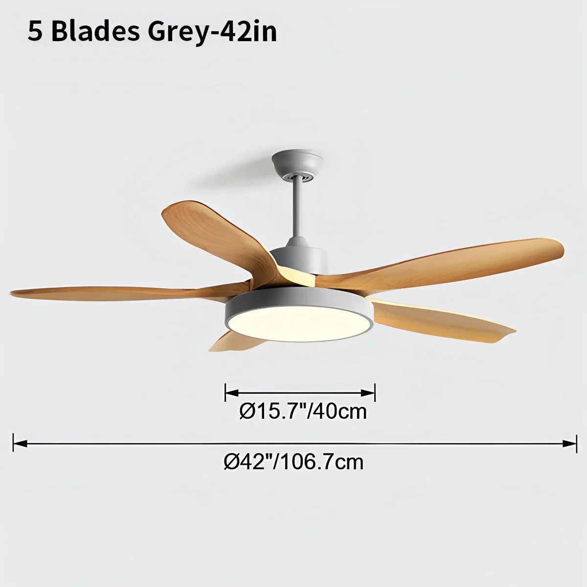 Feyran Scandi Reversible Ceiling Fan with Light