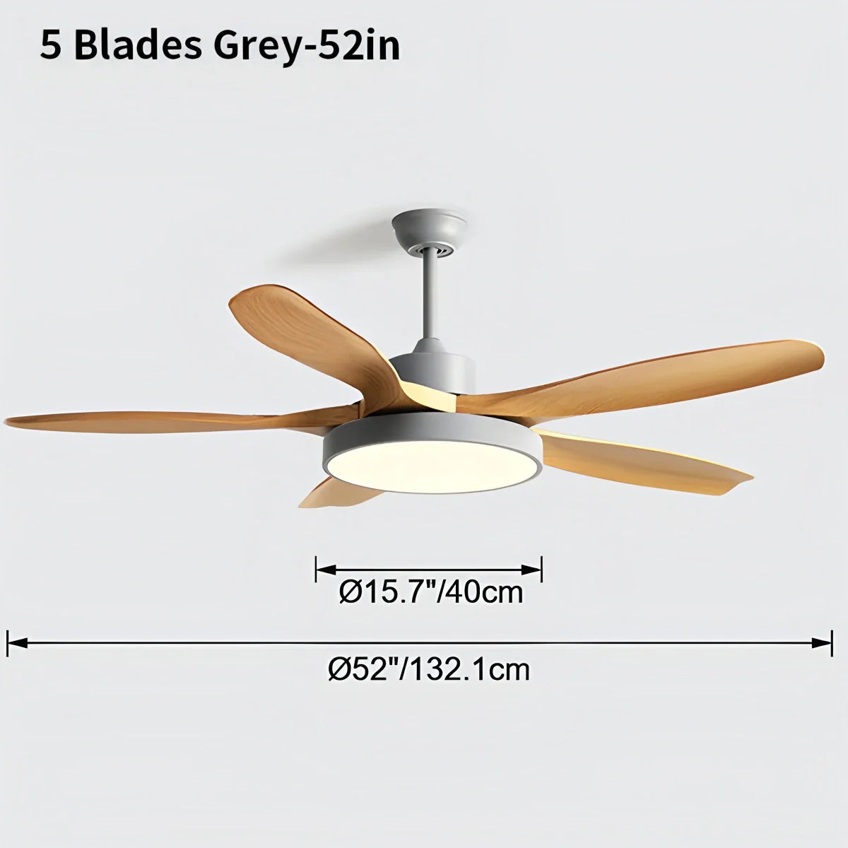 Feyran Scandi Reversible Ceiling Fan with Light