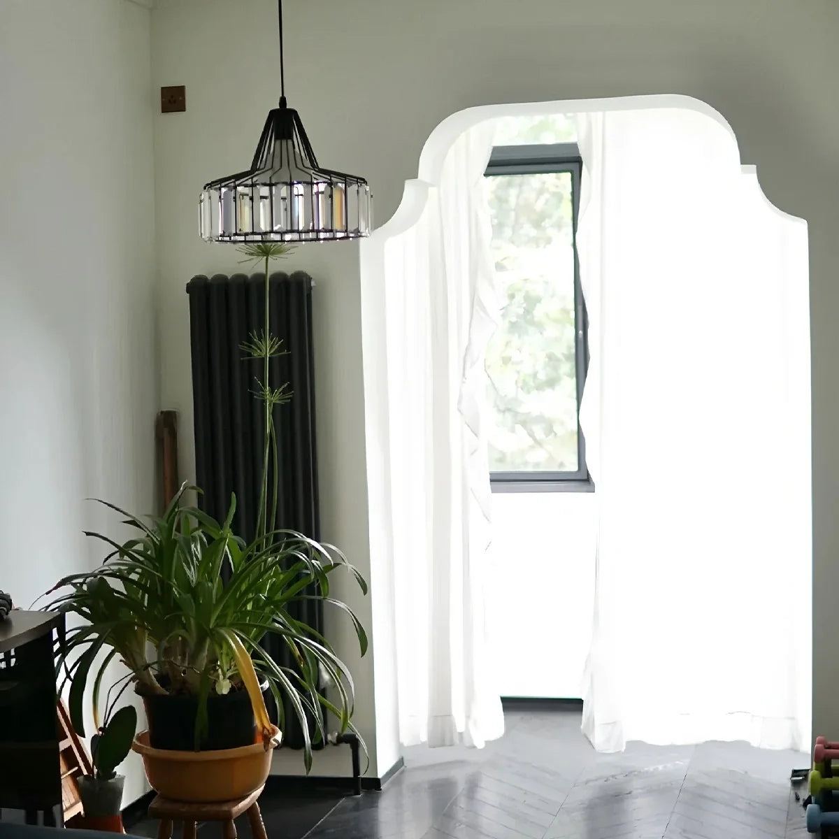 Feyran Modern Iron Art Glass Pendant Lamp for Kitchen