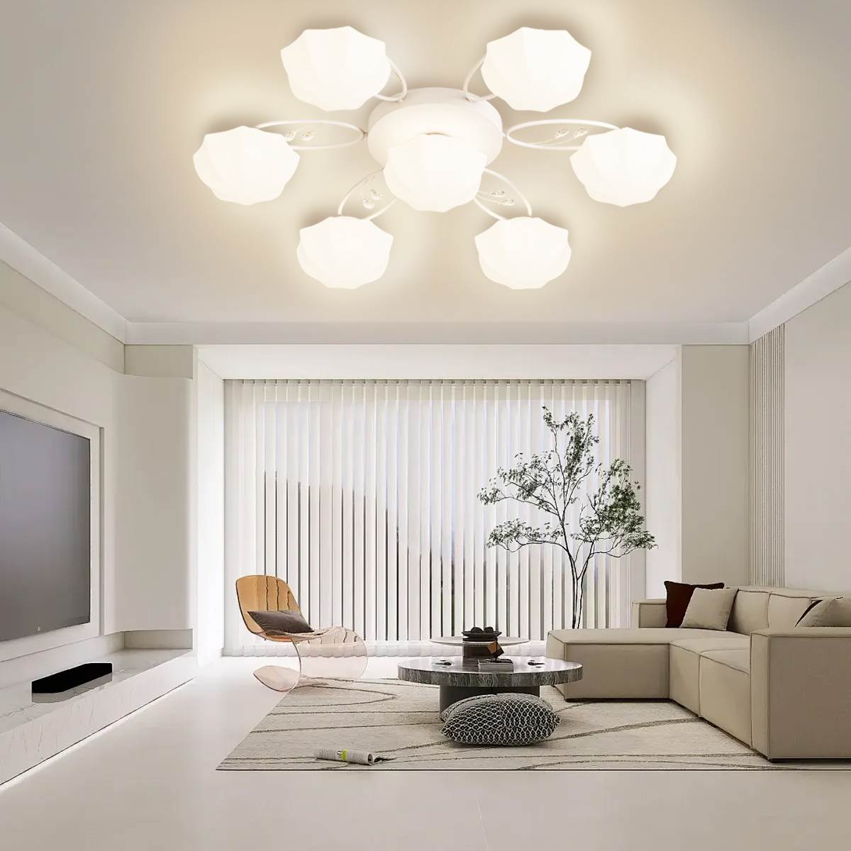 Feyran Light Luxury French Bud Ceiling Lamp