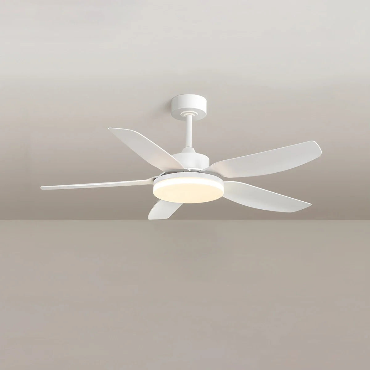 Feyran White Remote Control Ceiling Fan Light