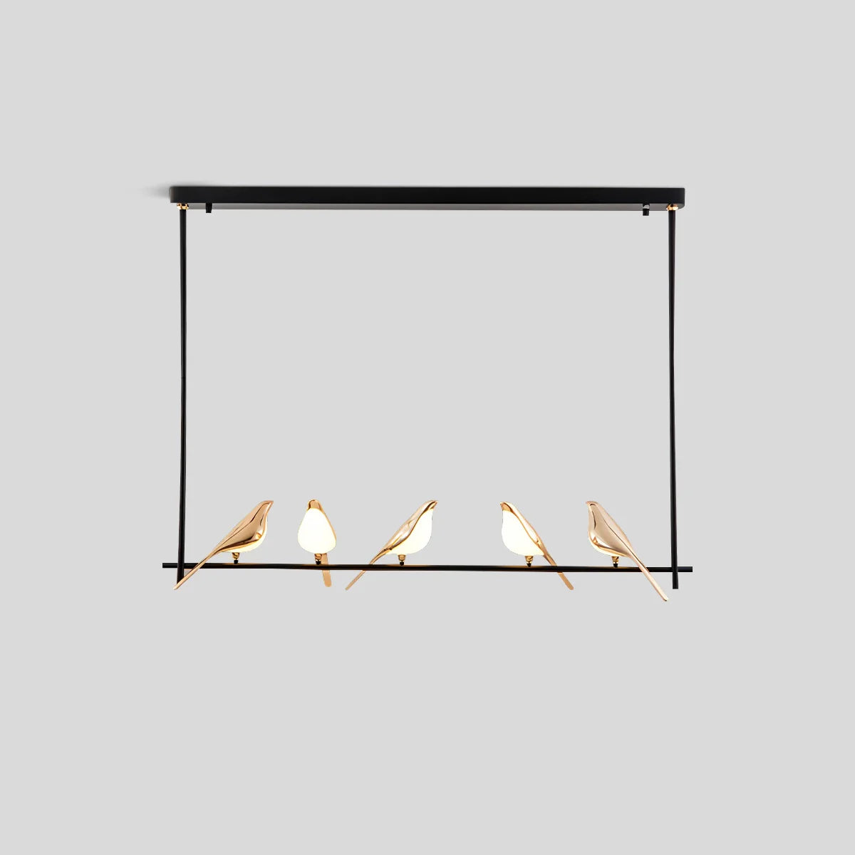Feyran Modern Gold Birds LED Chandelier