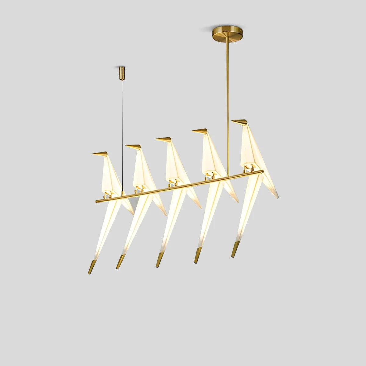 Feyran Paper Crane Bird Chandelier for Dining Room