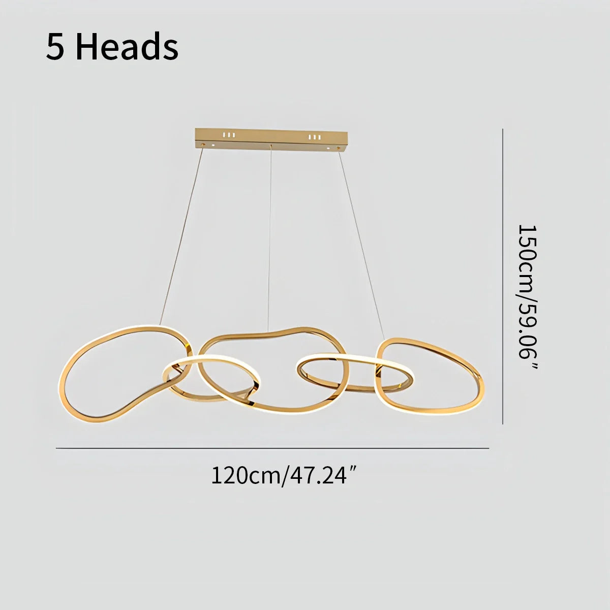 Feyran Modern Minimalist Ring Chandelier