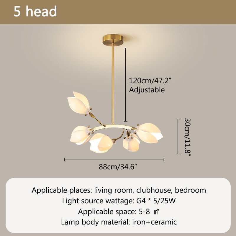 Feyran Ceramics Magnolia Chandelier