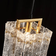 Square Frame Cracked Glass Lampshade Pendant Light - Detail | Feyran