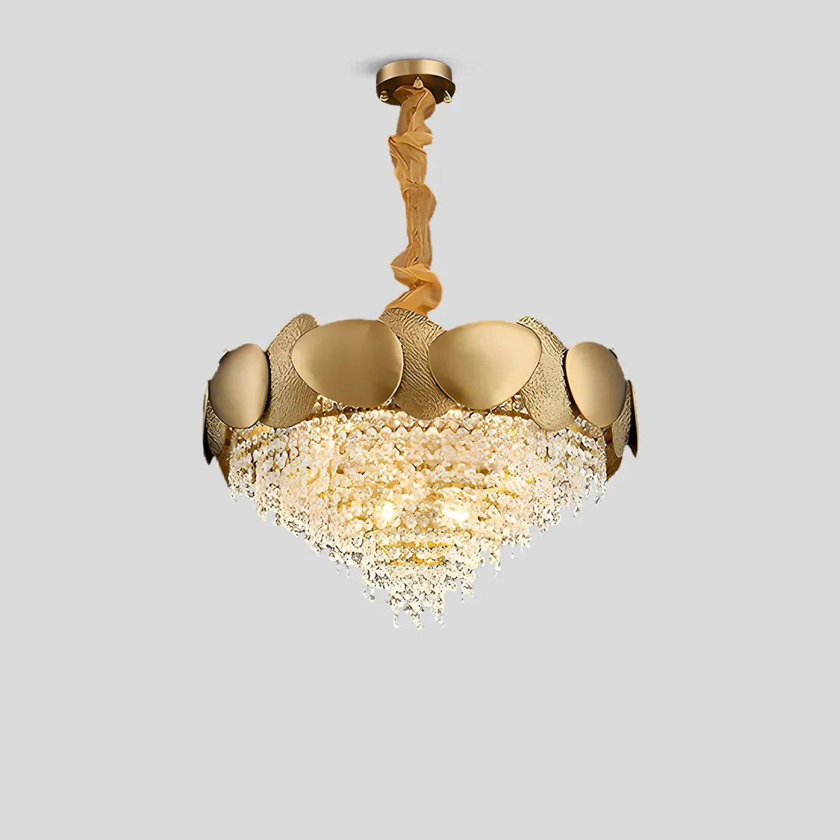 Feyran Luxurious Crystal Golden Chandelier