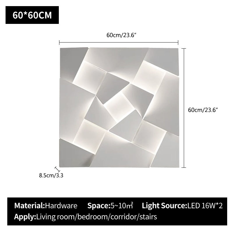 Feyran Shadows Grand Wall Sconce Lamp