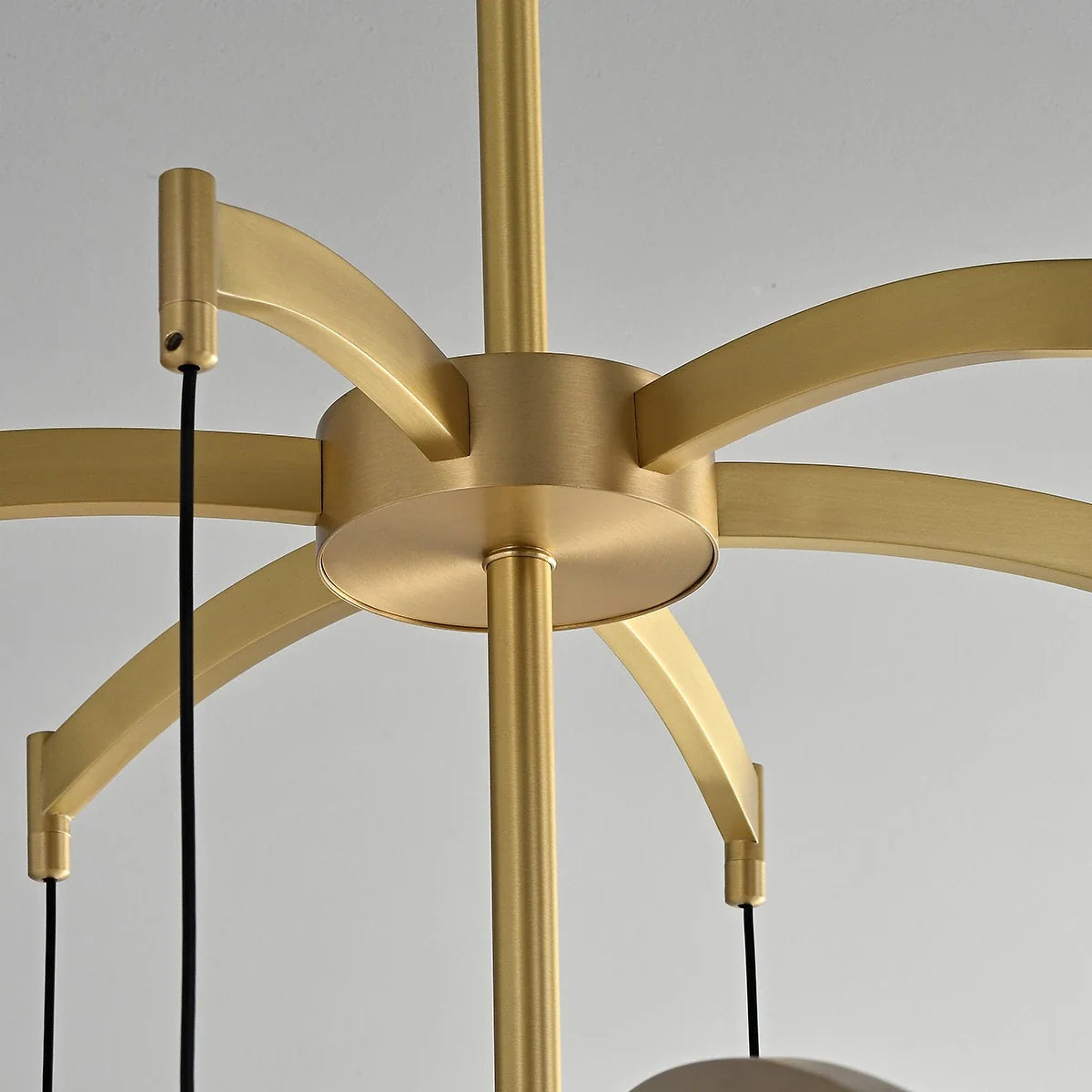 Feyran Modern Luxury Copper Glass Ball Chandelier
