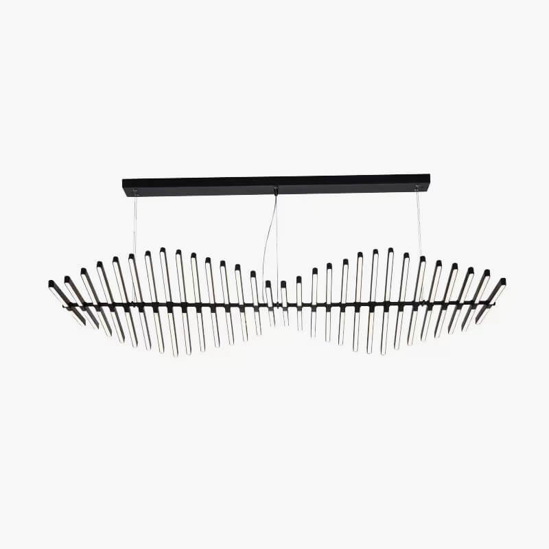 Feyran Linear Fish Bone Modeling Chandelier