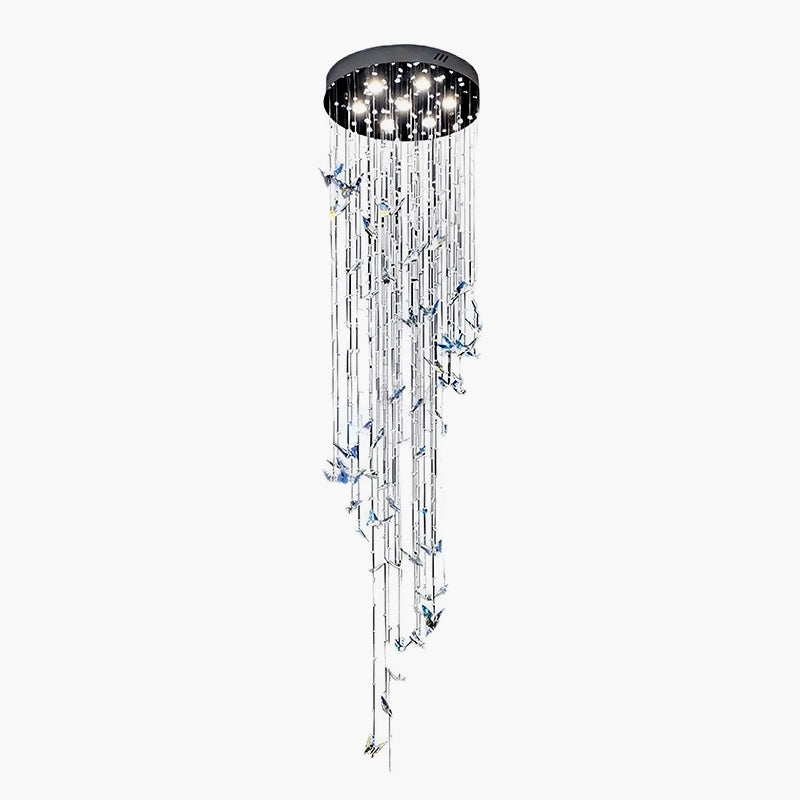 Feyran Butterfly Chandelier Hanging Lights for Staircase
