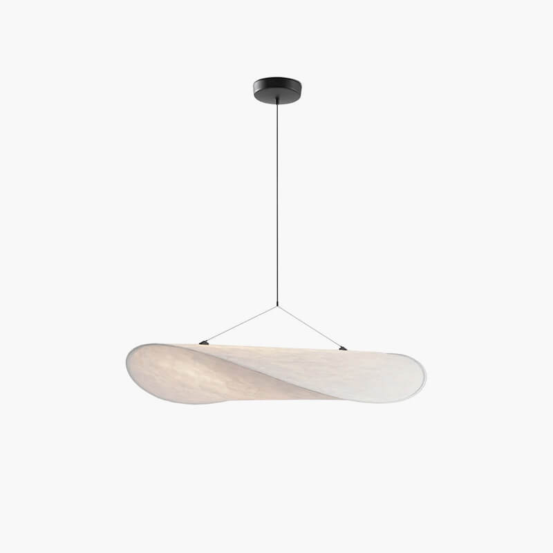 Feyran Zen Art Cloud Shape Silk Pendant Light for Living Room