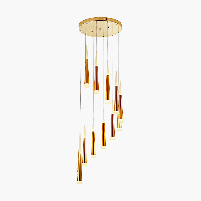 Feyran Meteor Shower Chandelier for Staircase