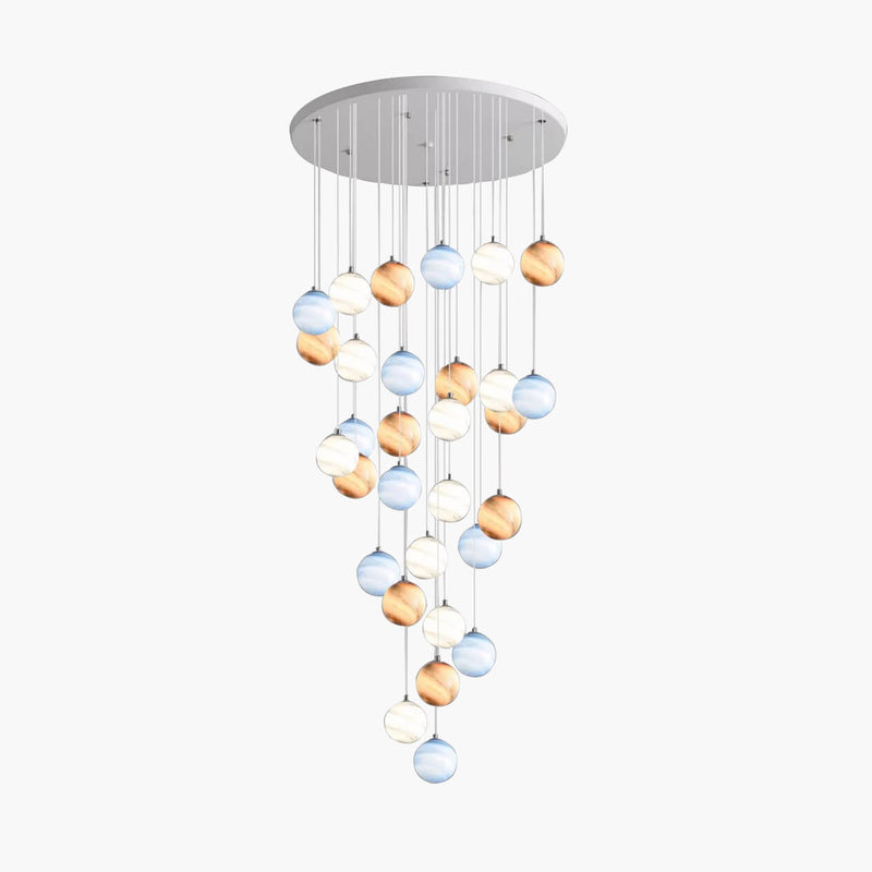 Feyran Modern Attic 3D Moon Celestial Chandelier