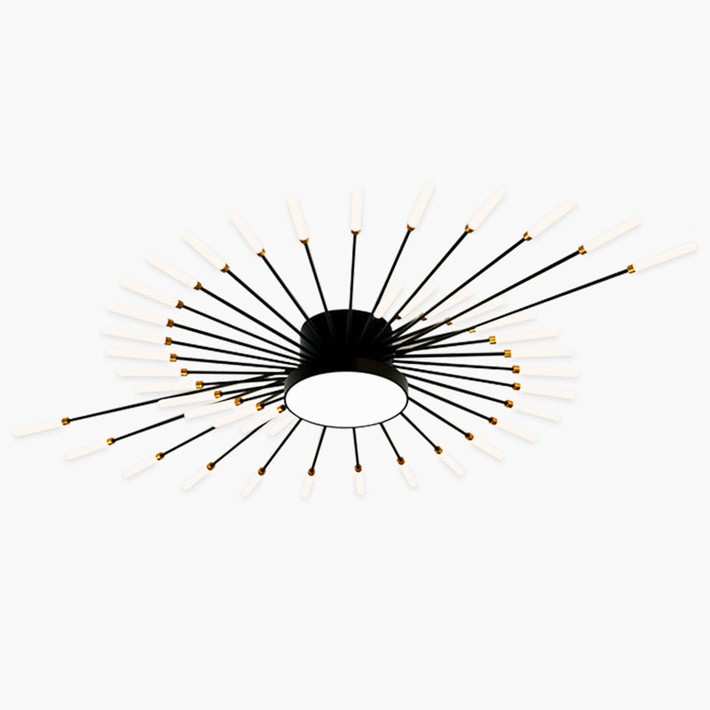 Feyran Fireworks Swirl Ceiling Light for Living Room