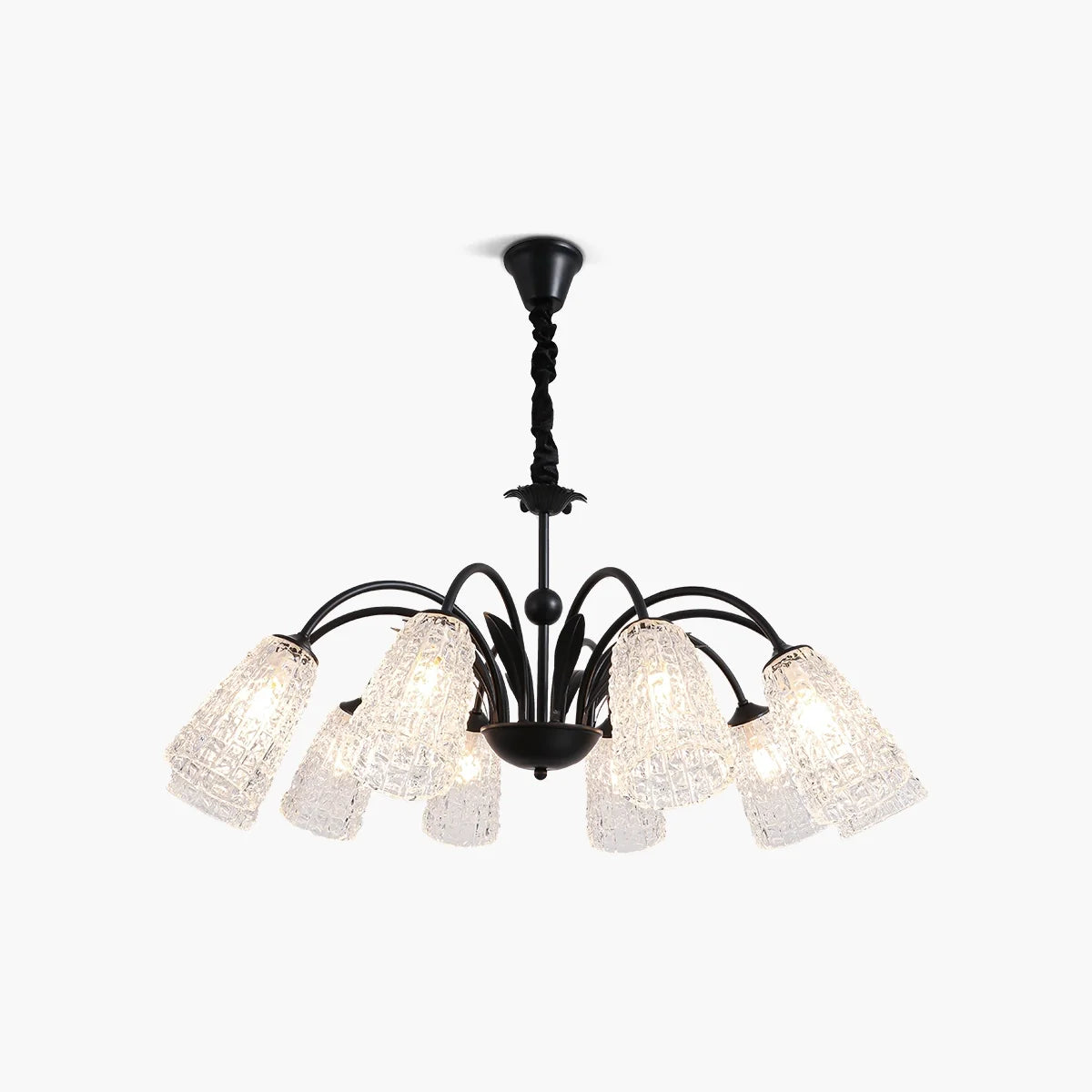 Feyran American Retro Iron Glass Chandelier