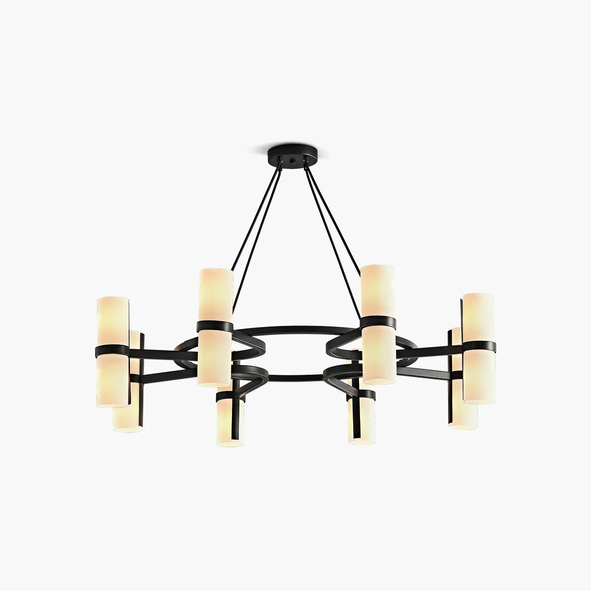Feyran Nordic Creative Multi-Headed Round Chandelier