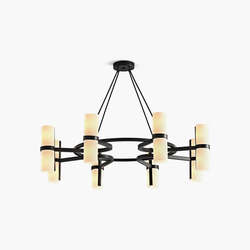 Feyran Nordic Creative Multi-Headed Round Chandelier