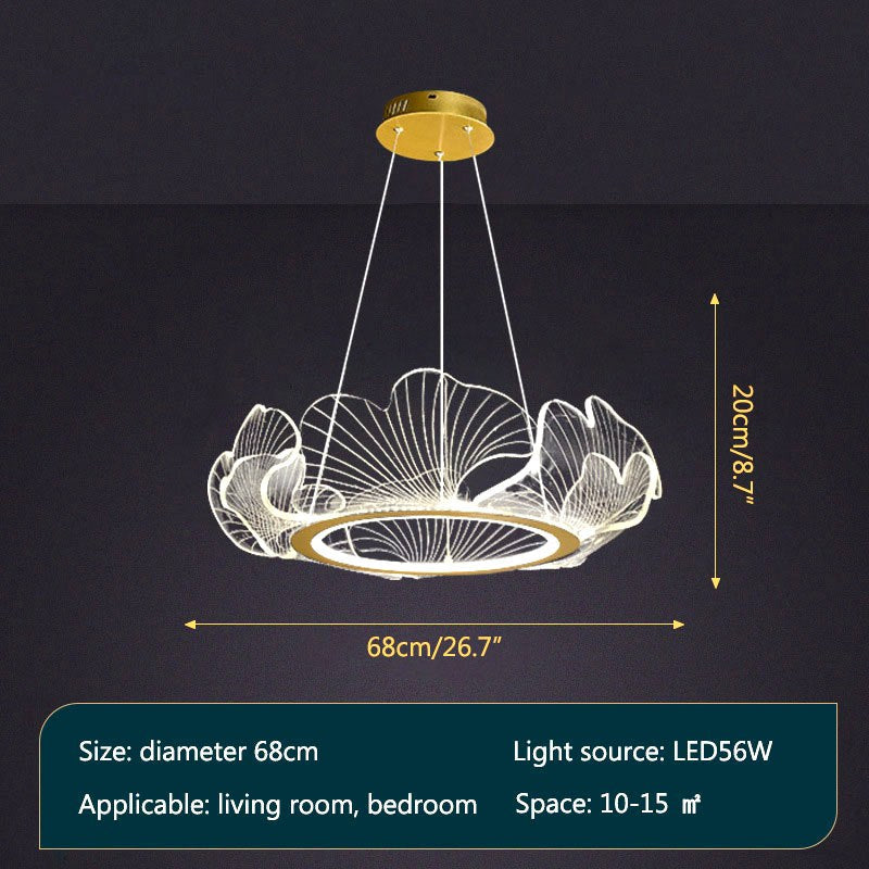 Feyran Ginkgo Leaf Chandelier for Living Room
