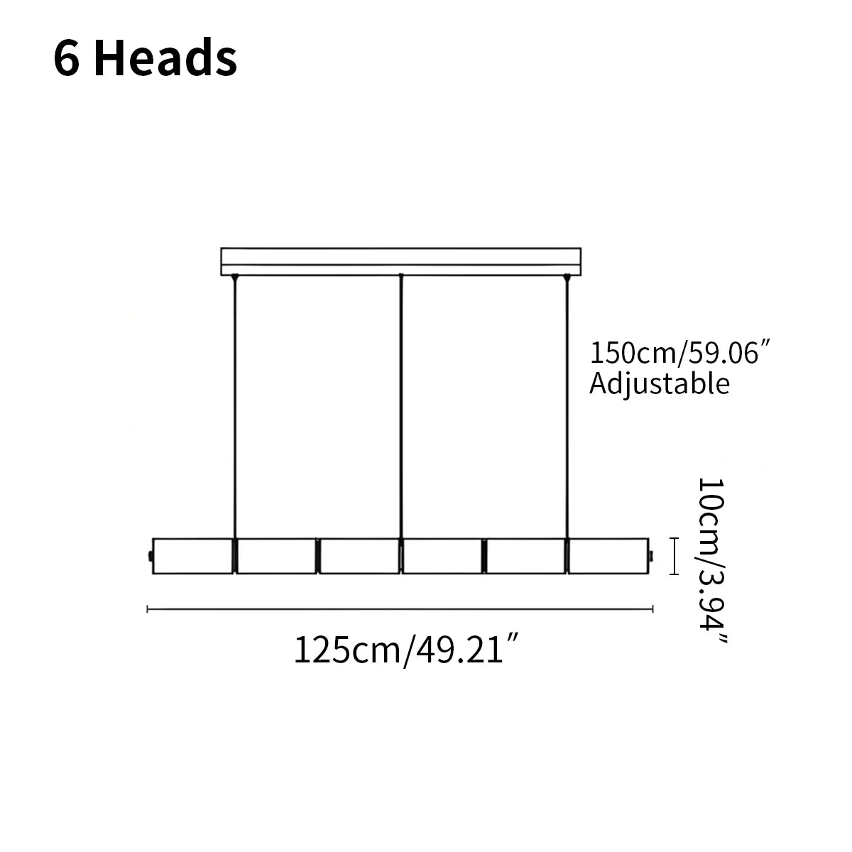 Feyran Minimalist Long Glass Pendant Light