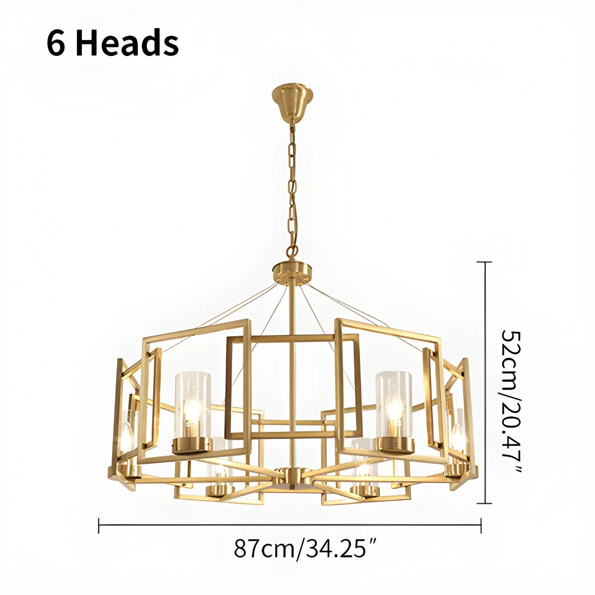 Feyran Modern Luxury All Copper Chandelier