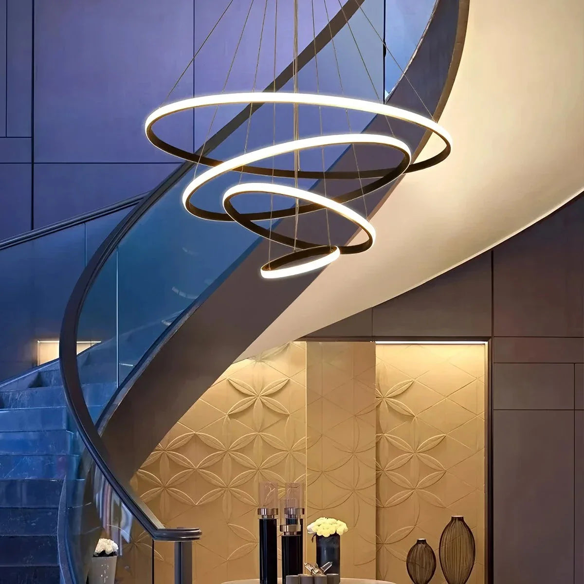 Feyran Circle Layered Living Room Chandelier