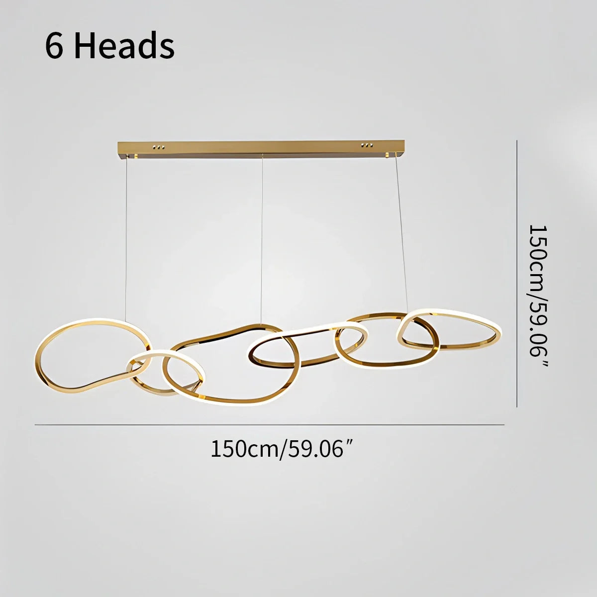 Feyran Modern Minimalist Ring Chandelier