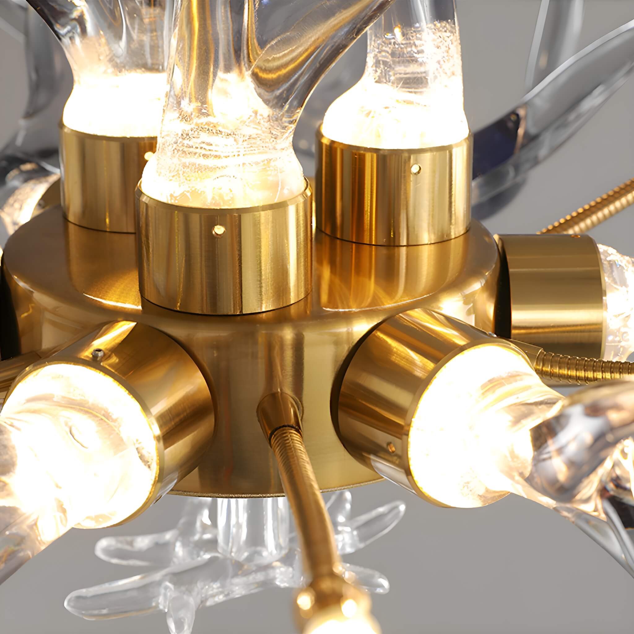 7-Light Resin Deer Horn Antler Ceiling-detail-1 | Feyran
