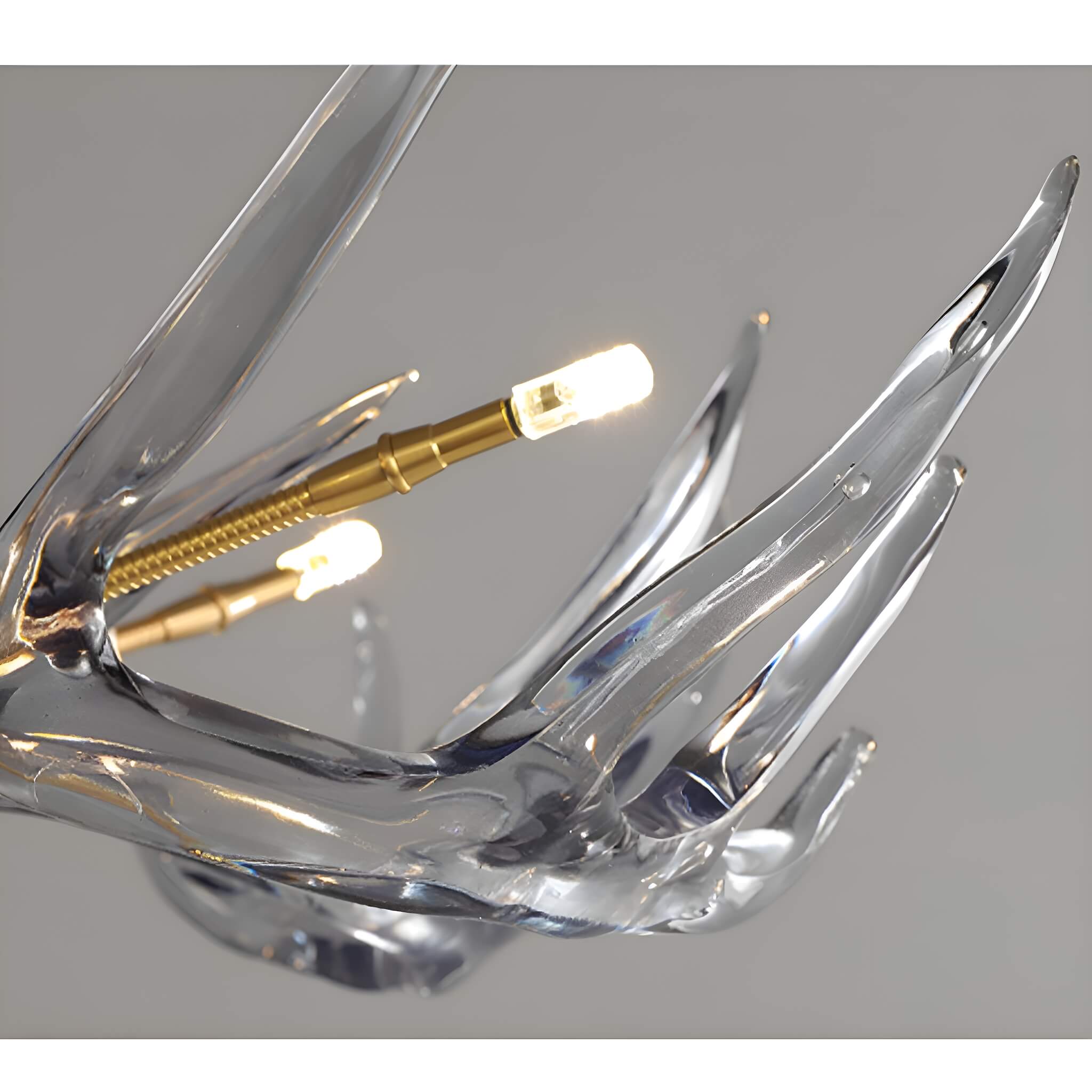 7-Light Resin Deer Horn Antler Ceiling-detail-2 | Feyran