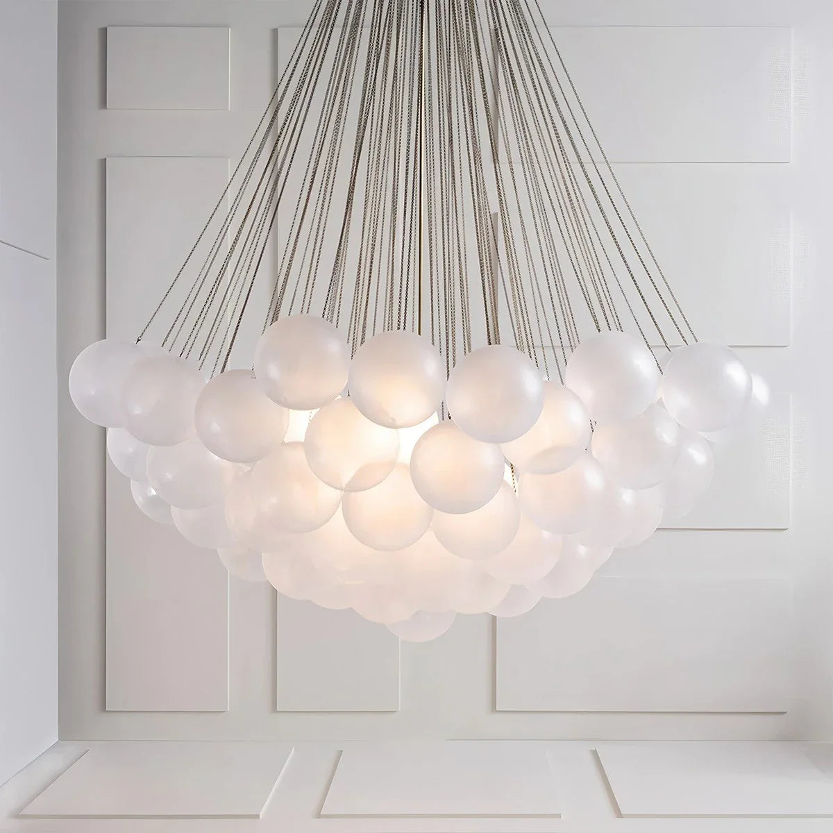 Feyran Modern Bubble Glass Chandelier for Living Room