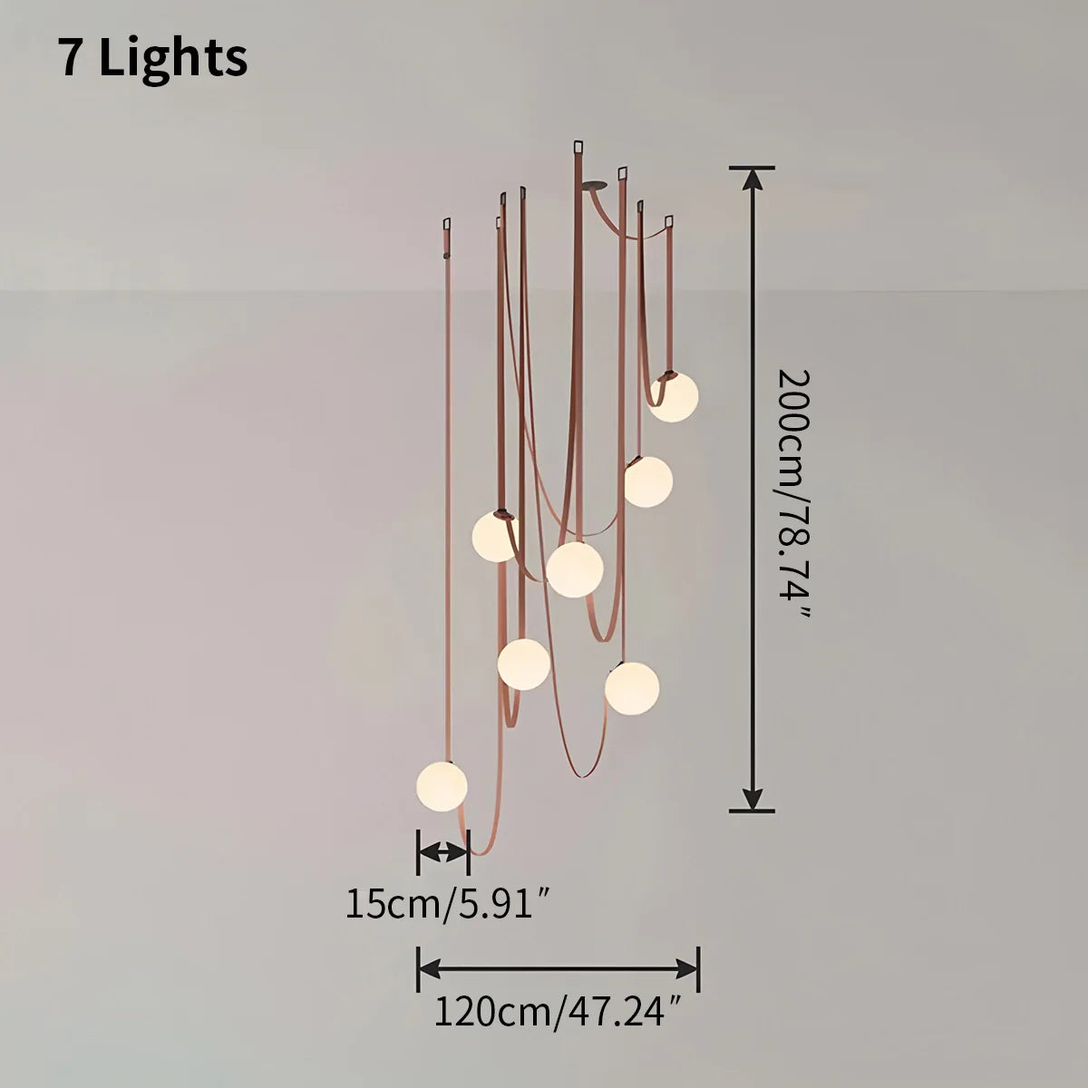 Feyran Modern Leather Strap Globe Pendant Light