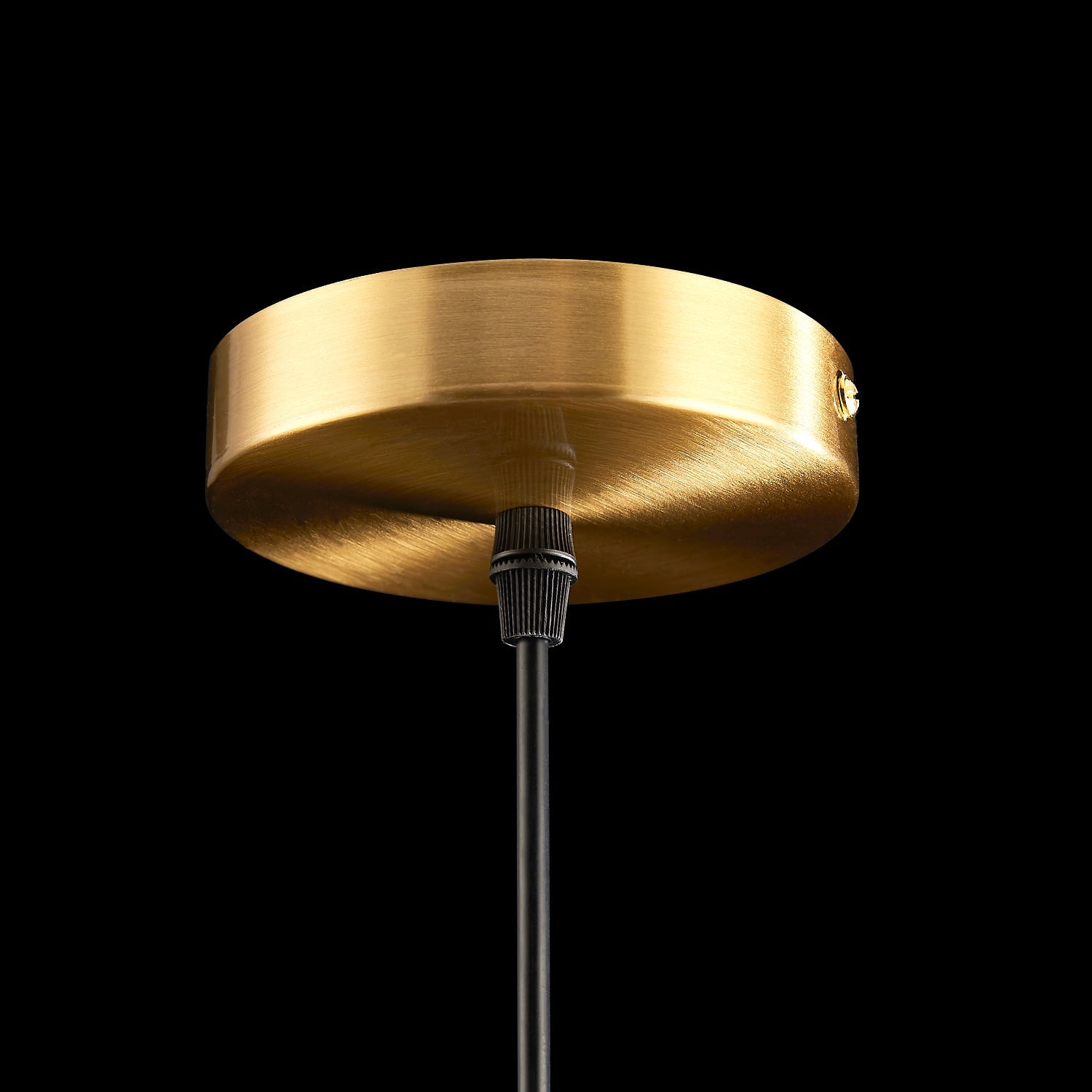 Square Frame Cracked Glass Lampshade Pendant Light - Canopy Detail | Feyran