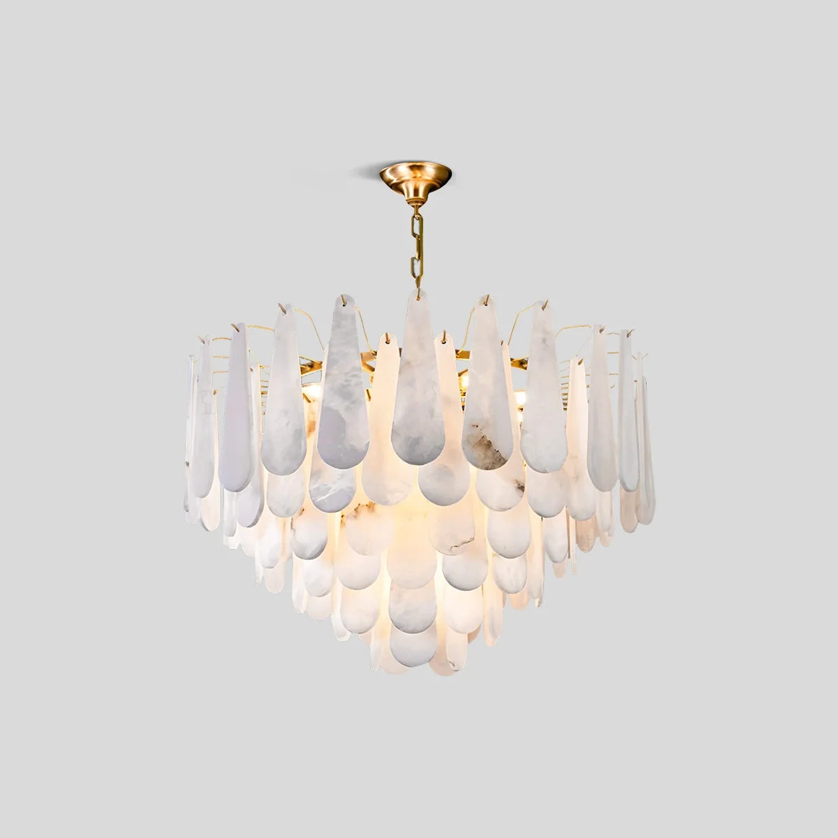 Feyran Modern Luxury Multi-layer Spanish Alabaster Chandelier