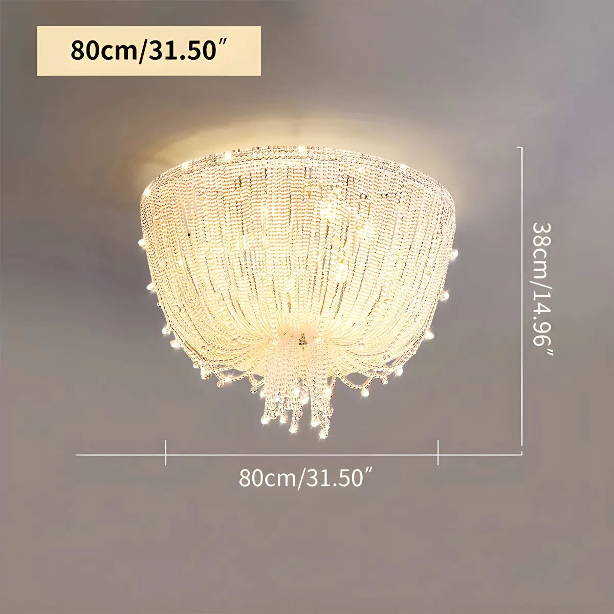 Feyran Creative Crystal Tassel Ceiling Light