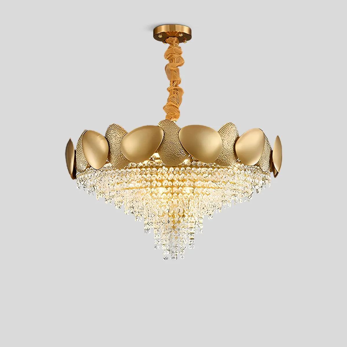 Feyran Luxurious Crystal Golden Chandelier