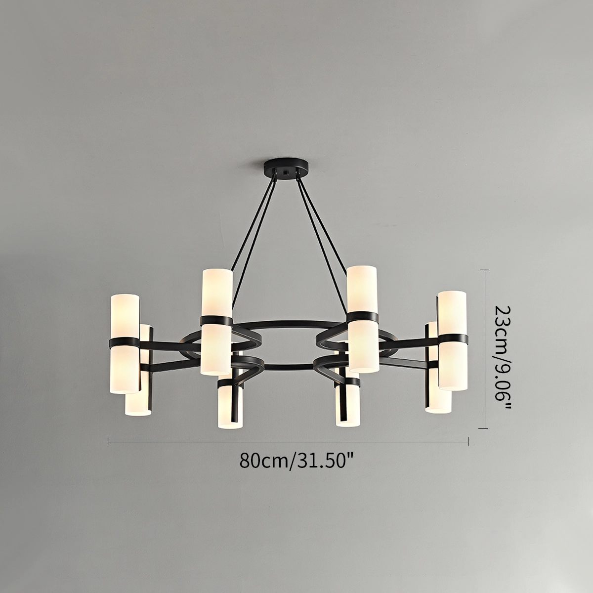 Feyran Nordic Creative Multi-Headed Round Chandelier