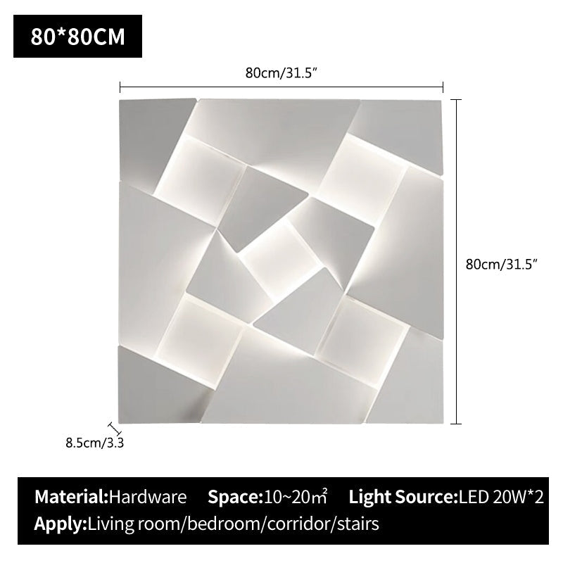 Feyran Shadows Grand Wall Sconce Lamp