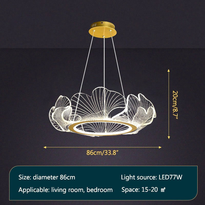 Feyran Ginkgo Leaf Chandelier for Living Room