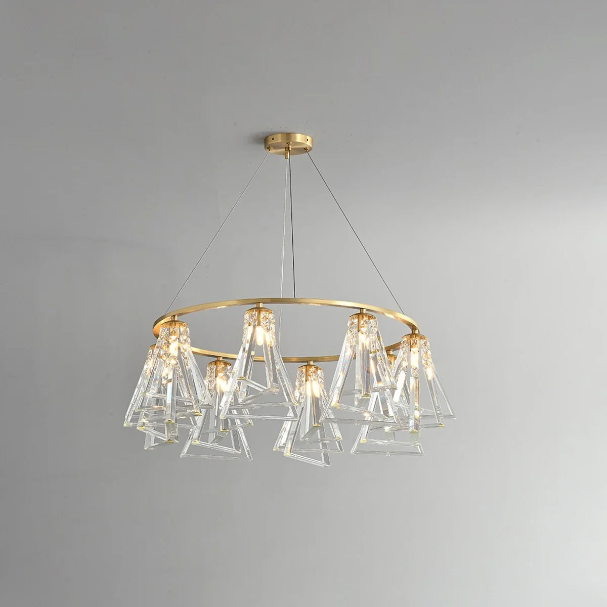 Feyran Modern Simple Crystal Chandelier for Living Room