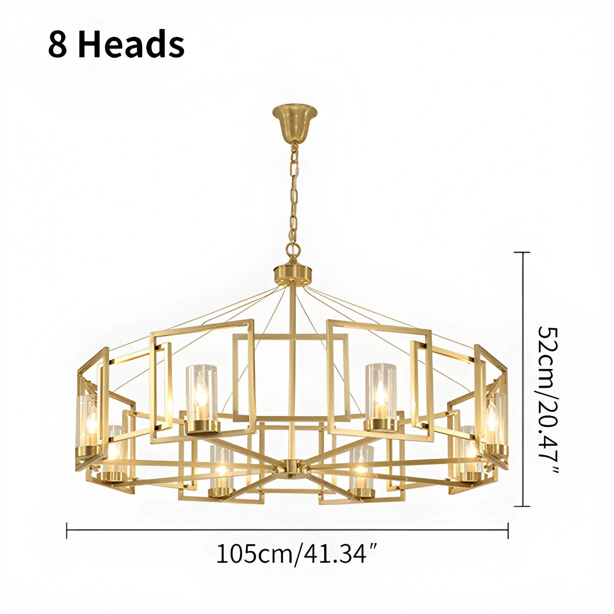 Feyran Modern Luxury All Copper Chandelier