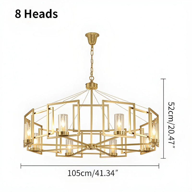 Feyran Modern Luxury All Copper Chandelier