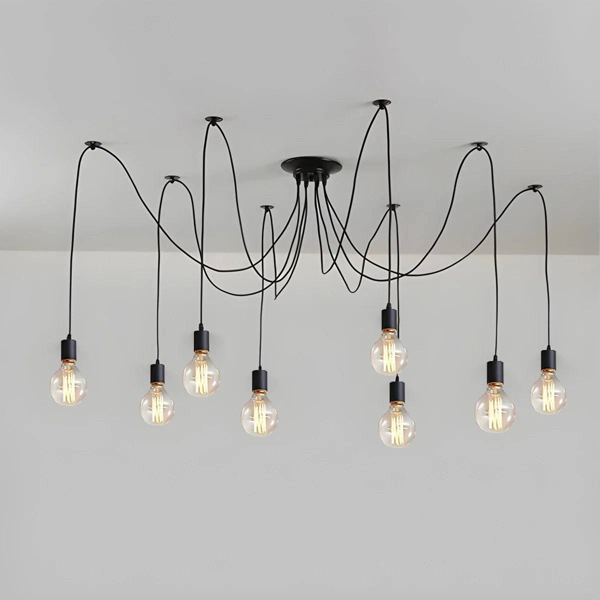 Feyran Alfie Vintage Multiple Light Bulbs Chandelier