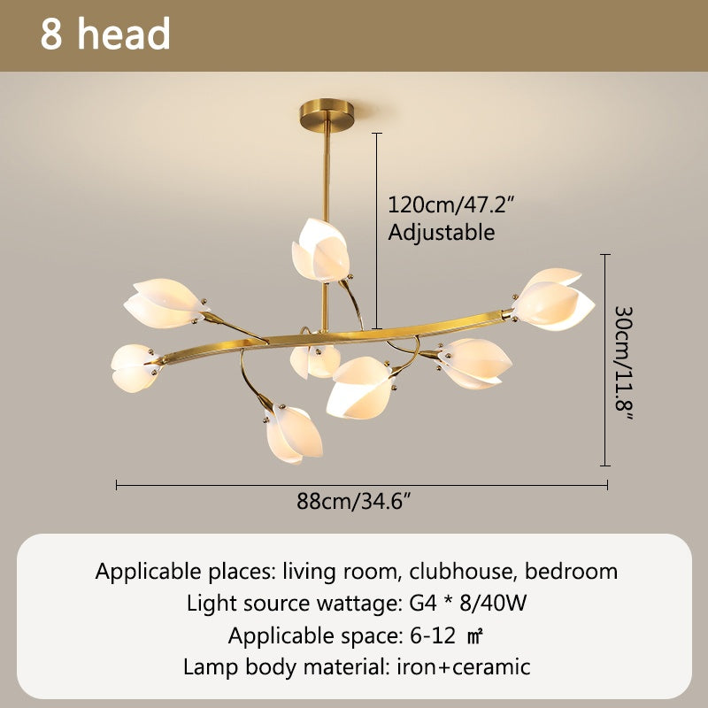 Feyran Ceramics Magnolia Chandelier