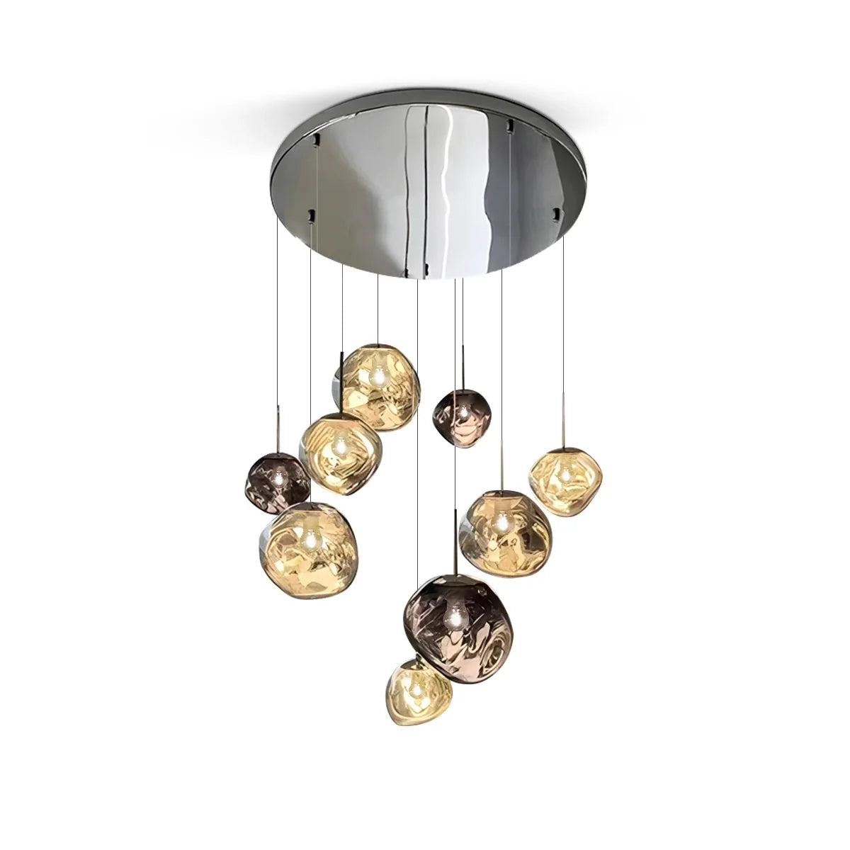 Feyran Large Lava Chandelier Customization