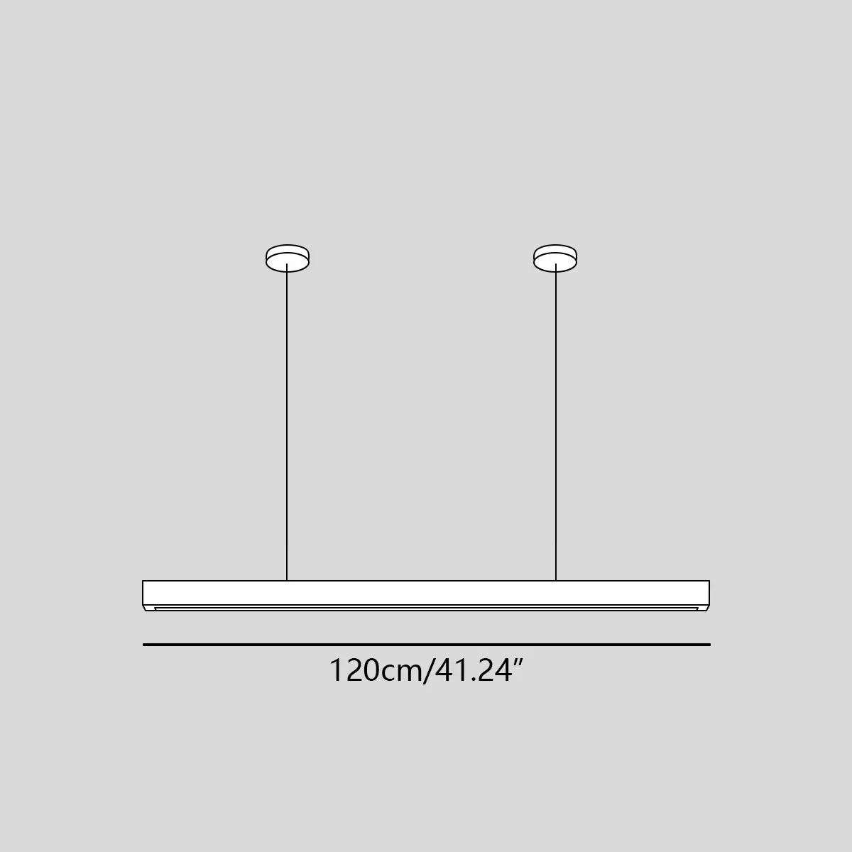 Feyran Fulbert Linear Wooden Pendant Light for Kitchen