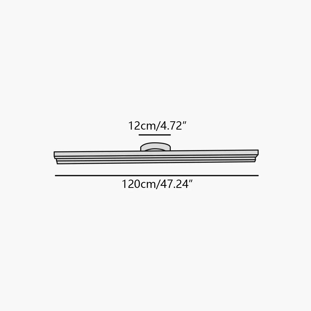 Feyran Simple Linear Ceiling Light for Living Room