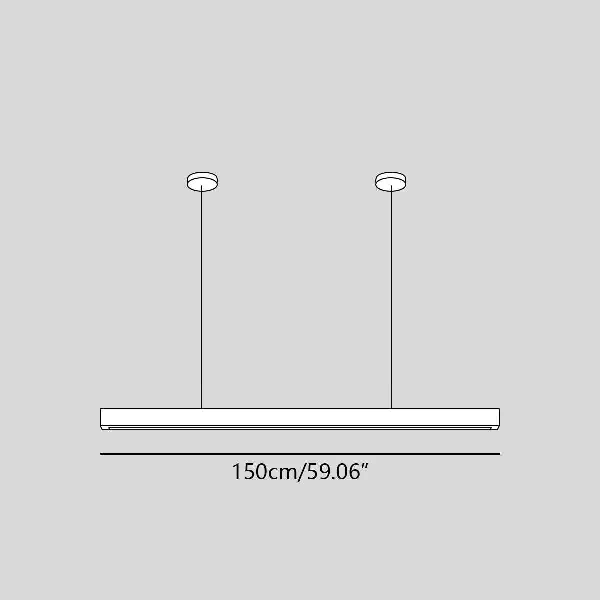 Feyran Fulbert Linear Wooden Pendant Light for Kitchen