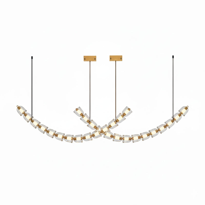 Gabriel Gold Crystal Chandelier