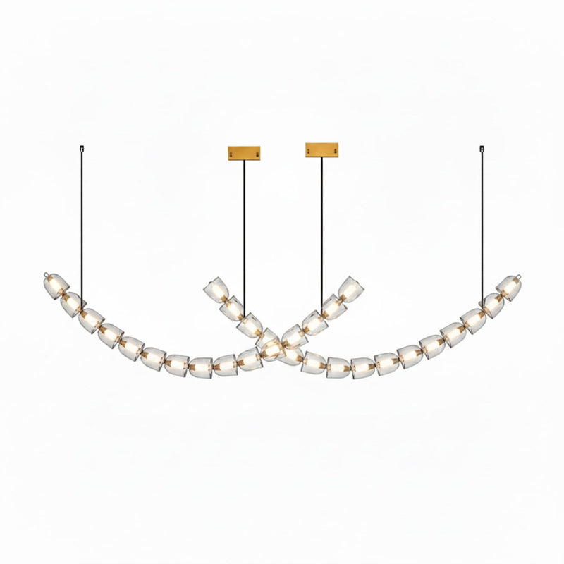 Gabriel Gold Crystal Chandelier